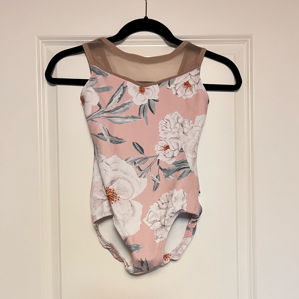 Luckyleo Rose Camellia Leotard, “Breeze” Style - XS